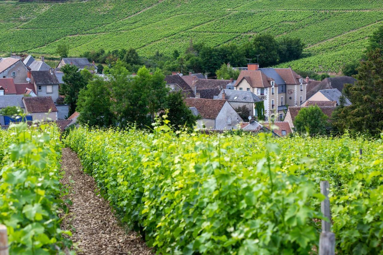 Hotel Restaurant Famille Bourgeois "La Cote Des Monts Damnes" Sancerre Exterior photo