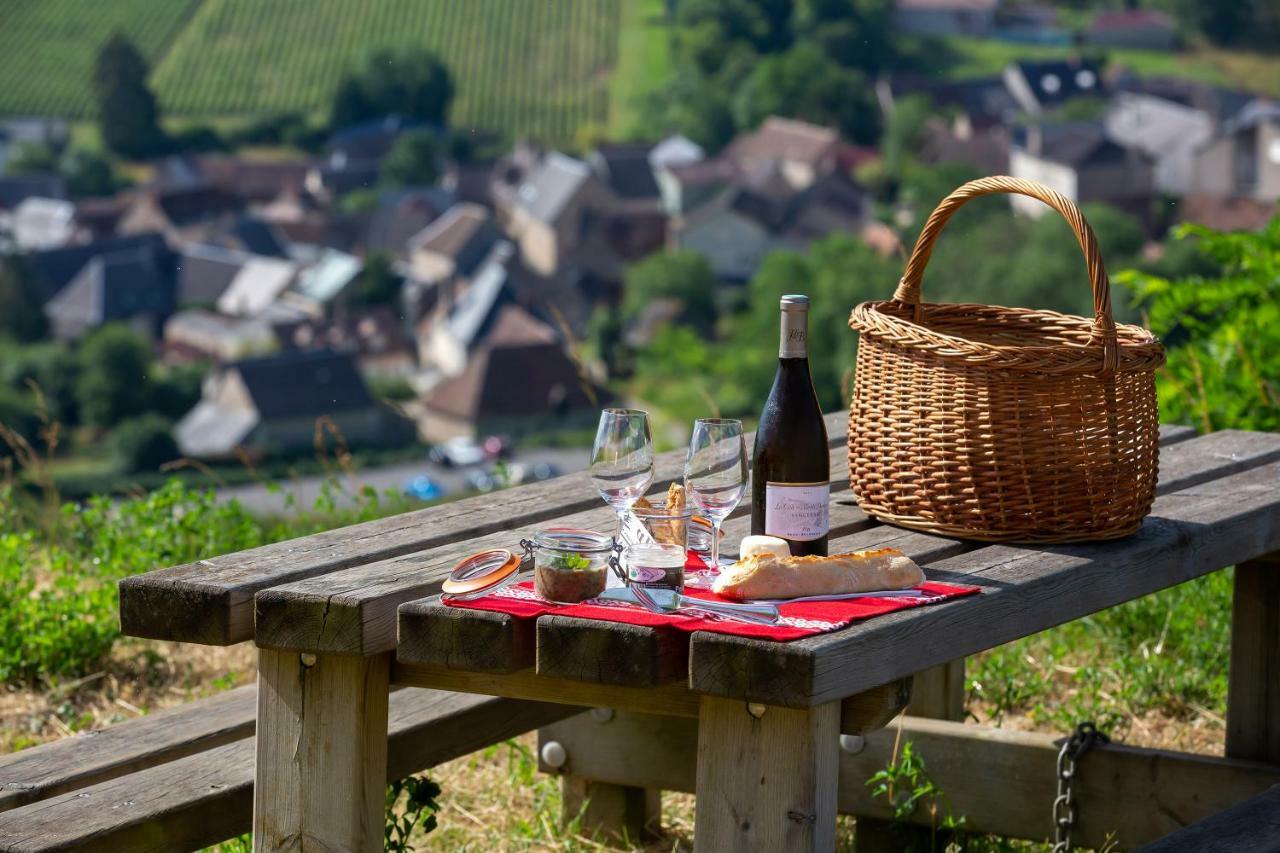 Hotel Restaurant Famille Bourgeois "La Cote Des Monts Damnes" Sancerre Exterior photo